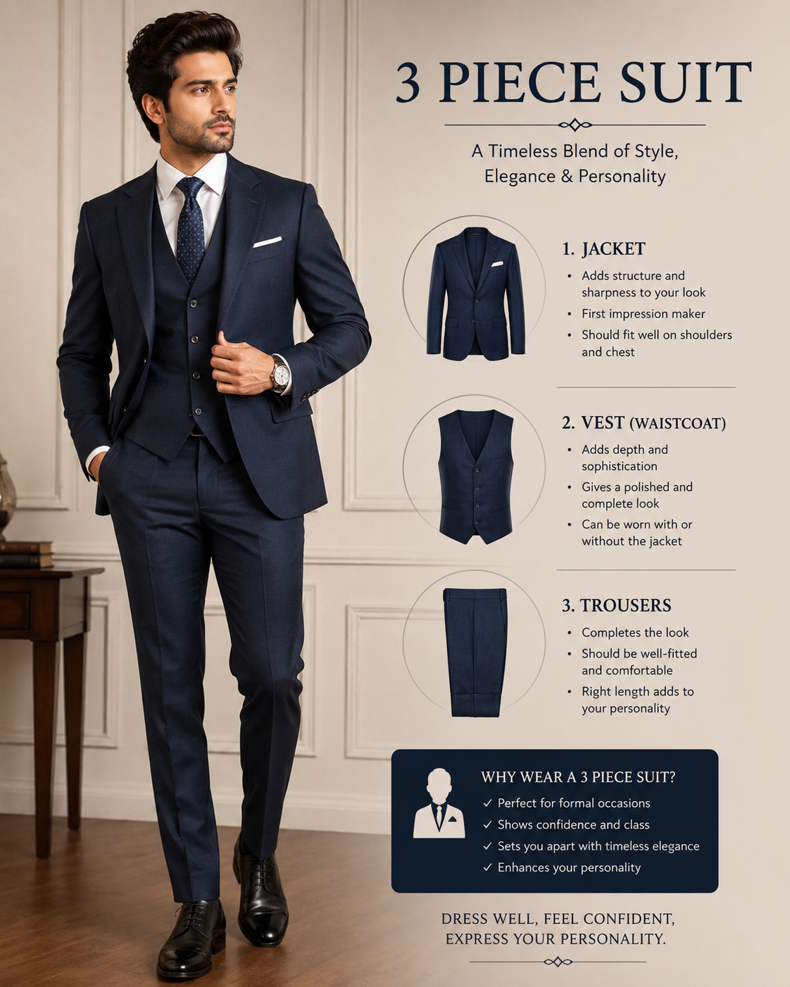 3 piece suit