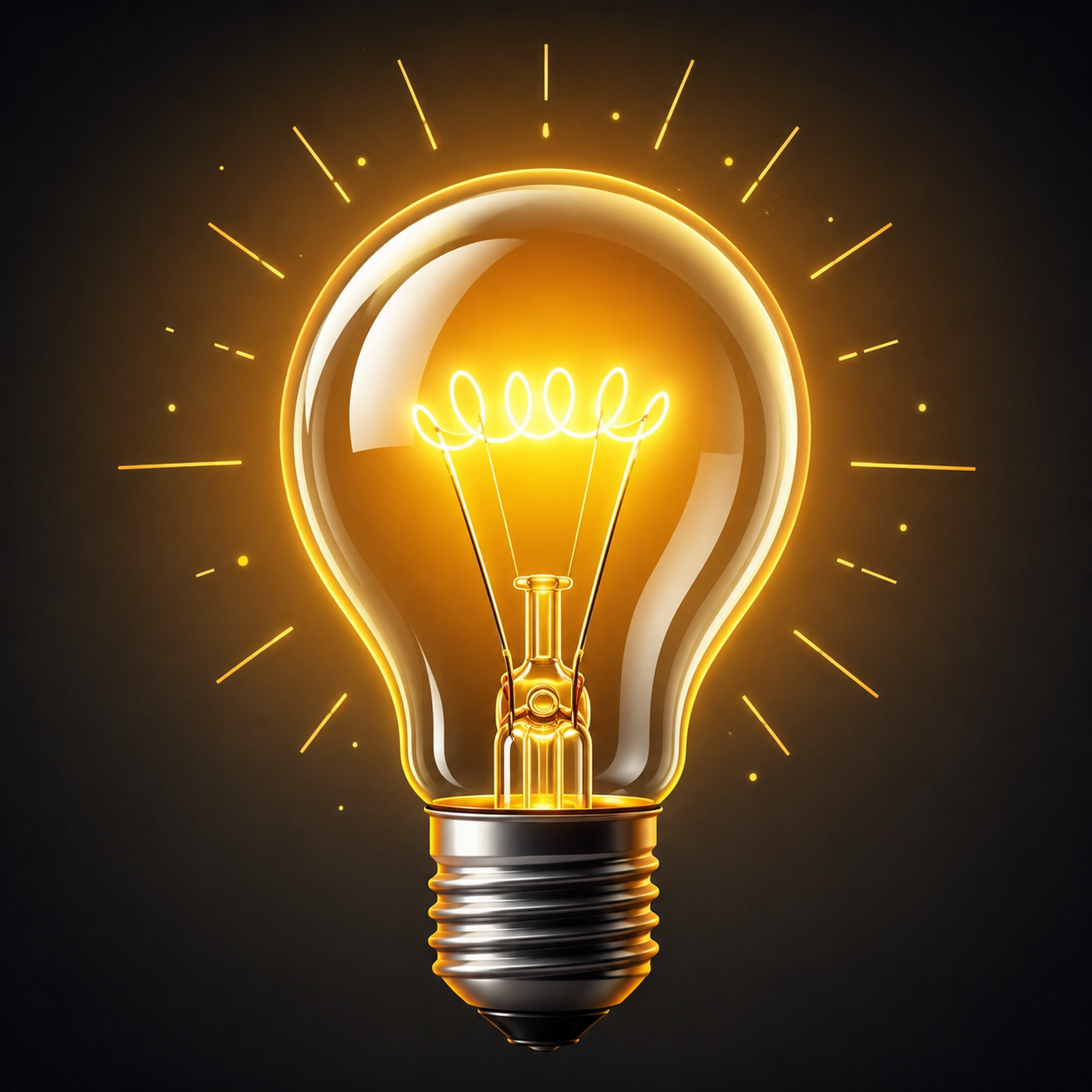 light bulb drawing