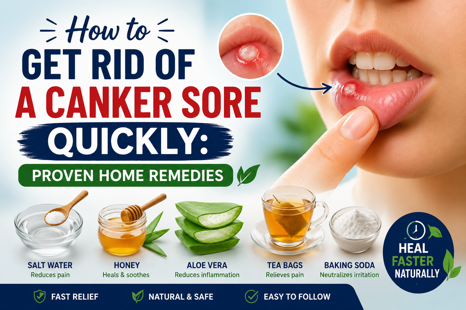 how to get rid of a canker sore