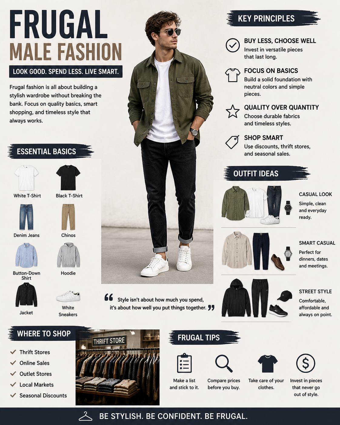 frugal male fashion