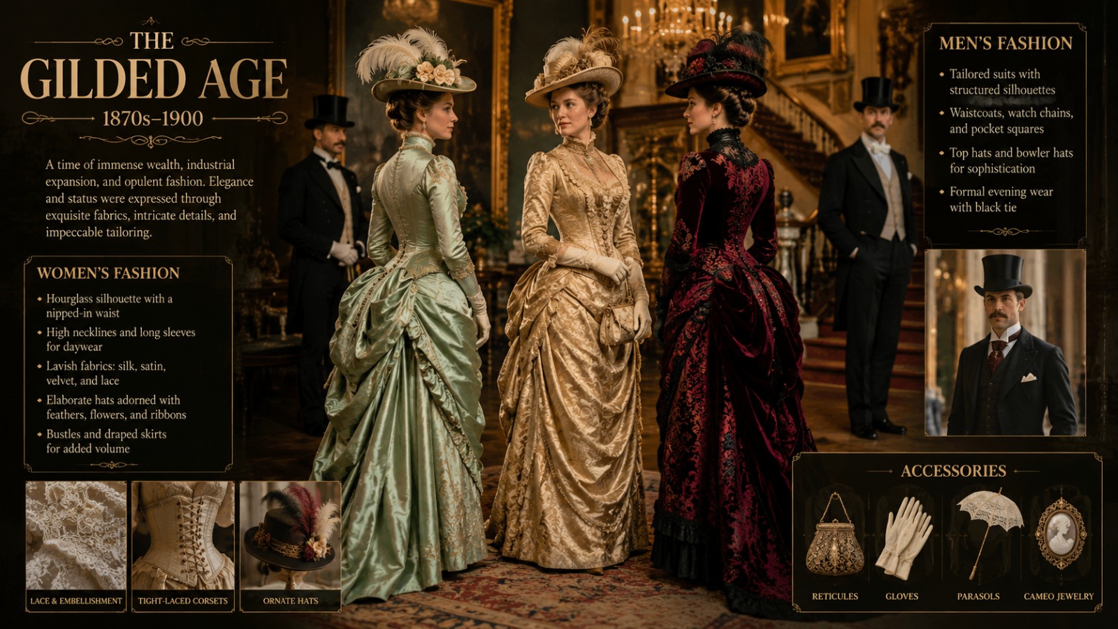 gilded age fashion