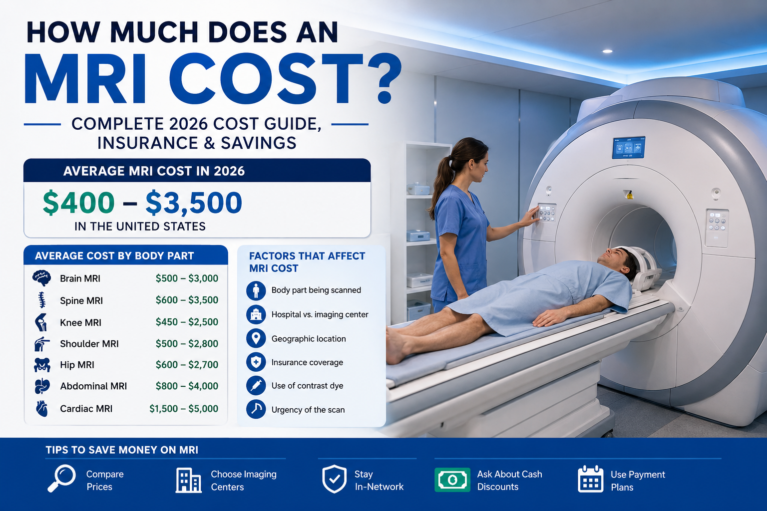 how much does an MRI cost