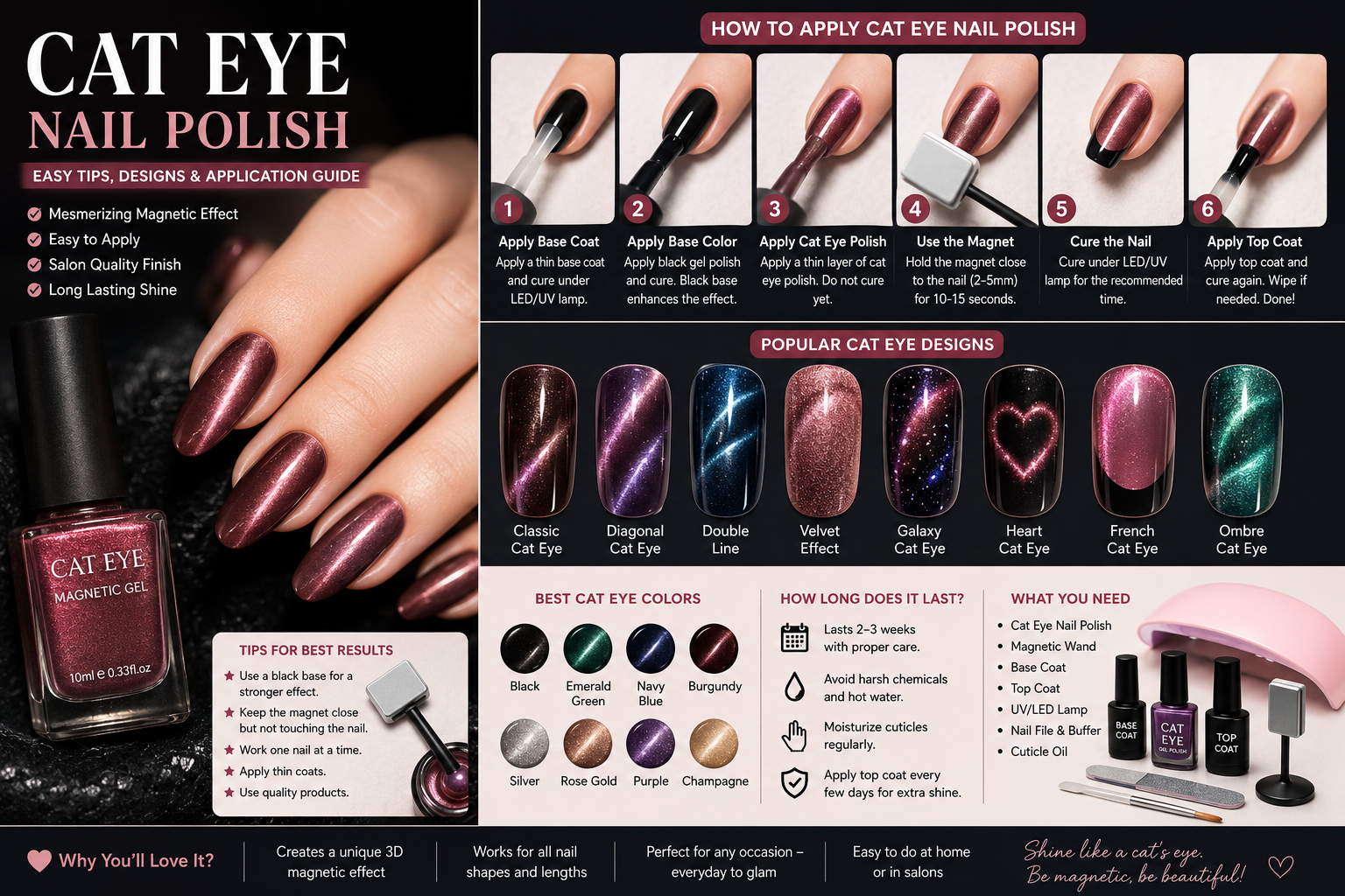cat eye nail polish